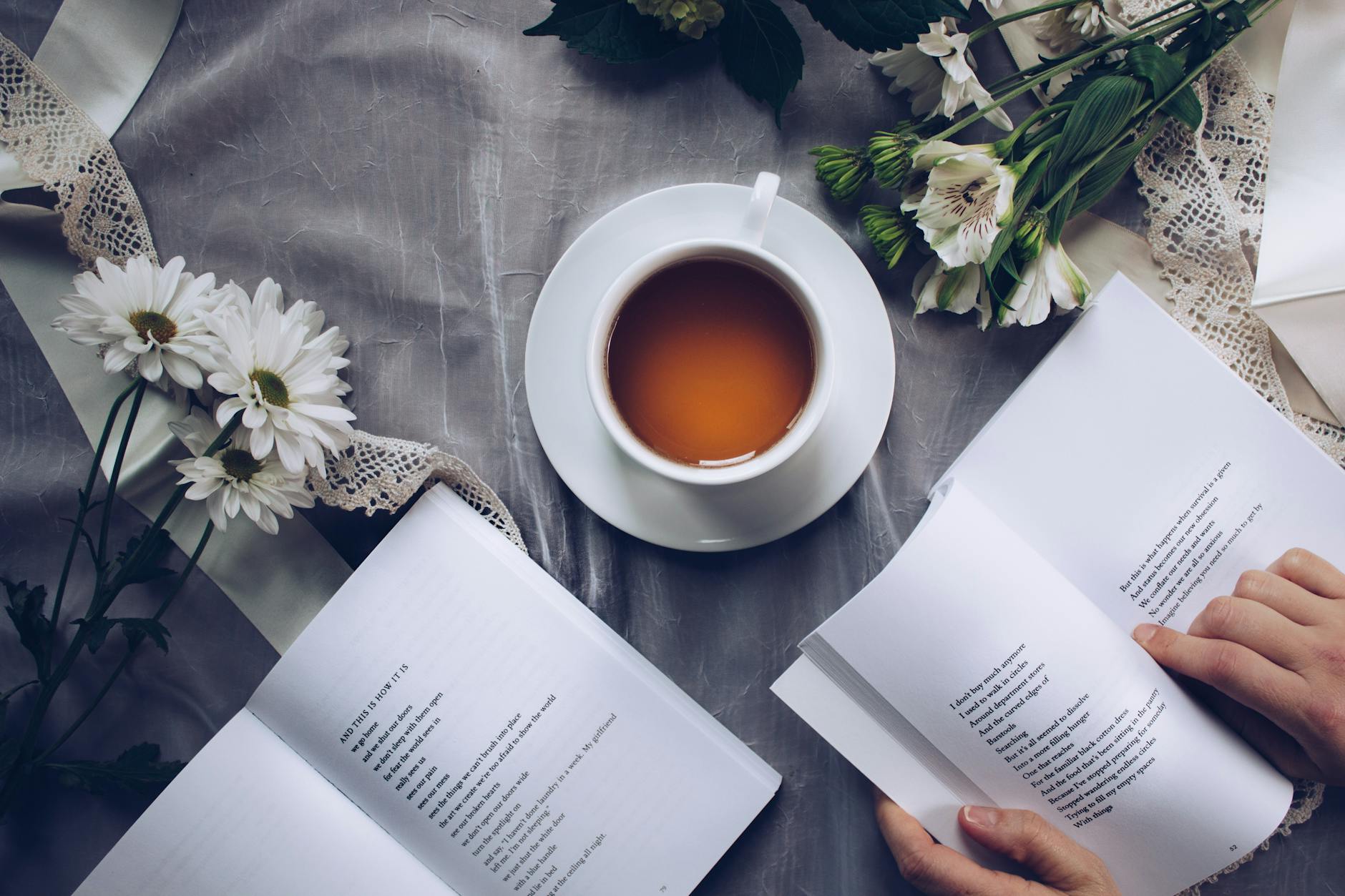 Reading a novel