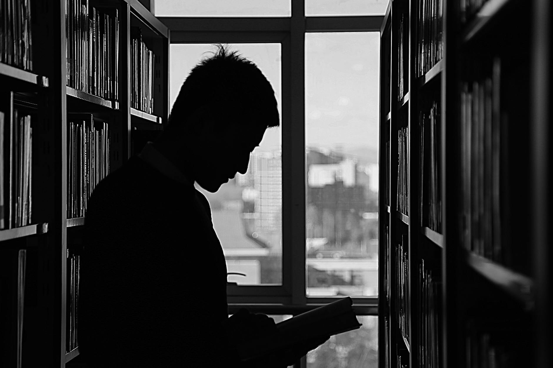 Reader in a cozy corner